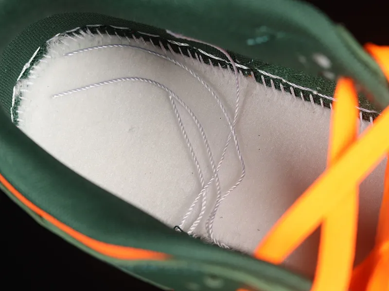 All categories Nk SB Dunk series Nk SB Dunk Low low-top sneakers C version Nk SB Dunk Low "Miami Hurricanes" orange green SB low-top casual sneakers DD1391-300